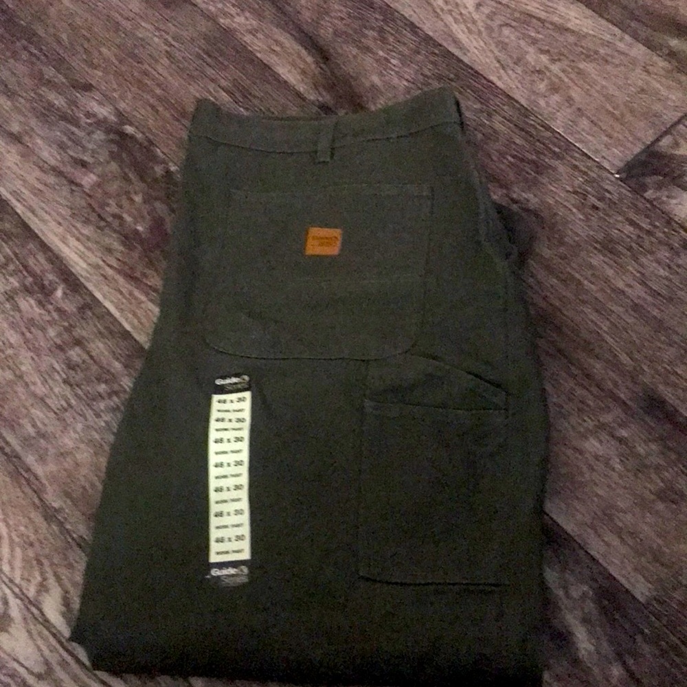 Side 46 30 length army green guide series work wear